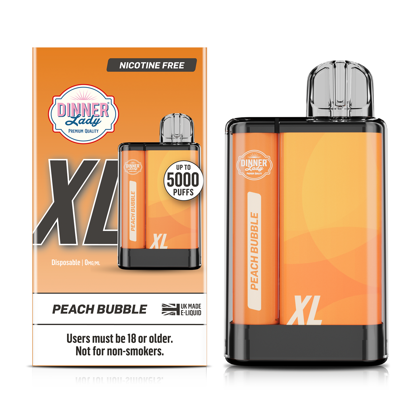 VAPE PEN XL 5000 PUFF PEACH BUBBLE