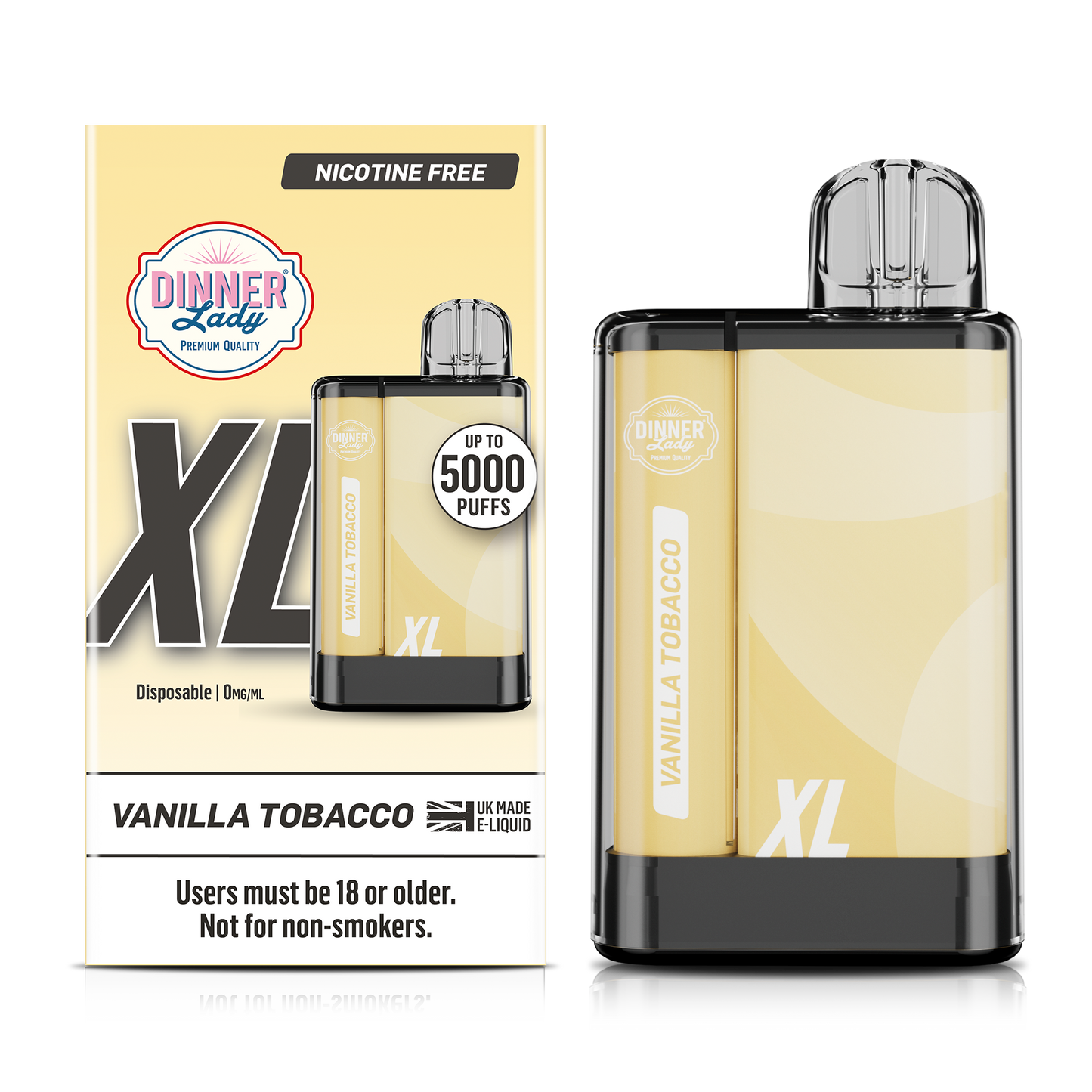 VAPE PEN XL 5000 PUFF VANILLA TOBACCO