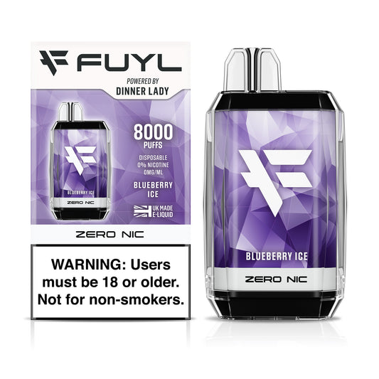 VAPE FUYL BY DINNER LADY 8000 PUFFS BLUEBERRY ICE