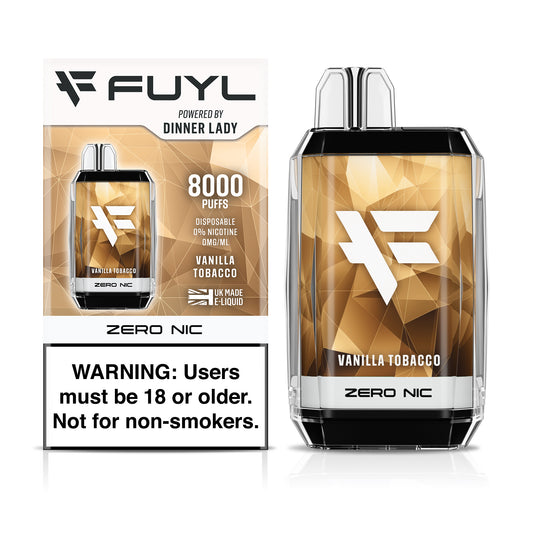 VAPE FUYL BY DINNER LADY 8000 PUFFS VANILLA TOBACCO