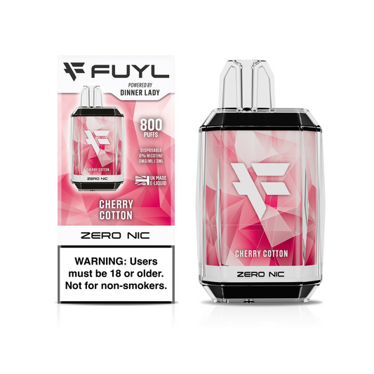 VAPE FUYL 800 PUFF CHERRY COTTON  800