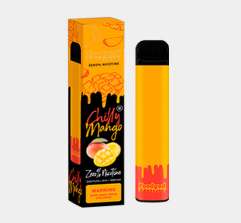 VAPE FOODGOD CHILLY MANGO 0% NIC 2400 PUFFS